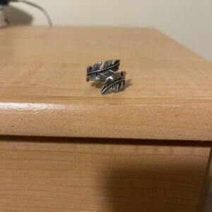 Silver Feather Ring